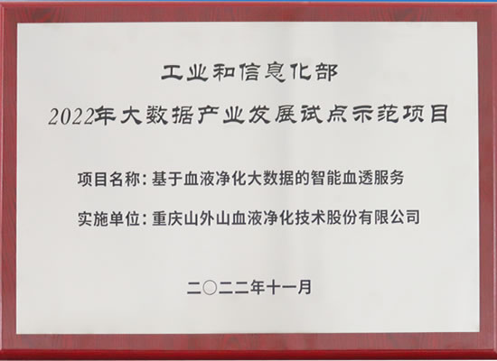 行業(yè)唯一！山外山公司入選“2022年大數(shù)據(jù)產(chǎn)業(yè)發(fā)展試點(diǎn)示范項(xiàng)目”